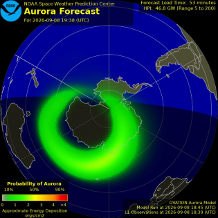 Current Southern hemispheric power input map