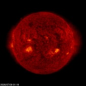 SOHO EIT 304 image of the sun