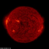 SOHO EIT 304 image of the sun